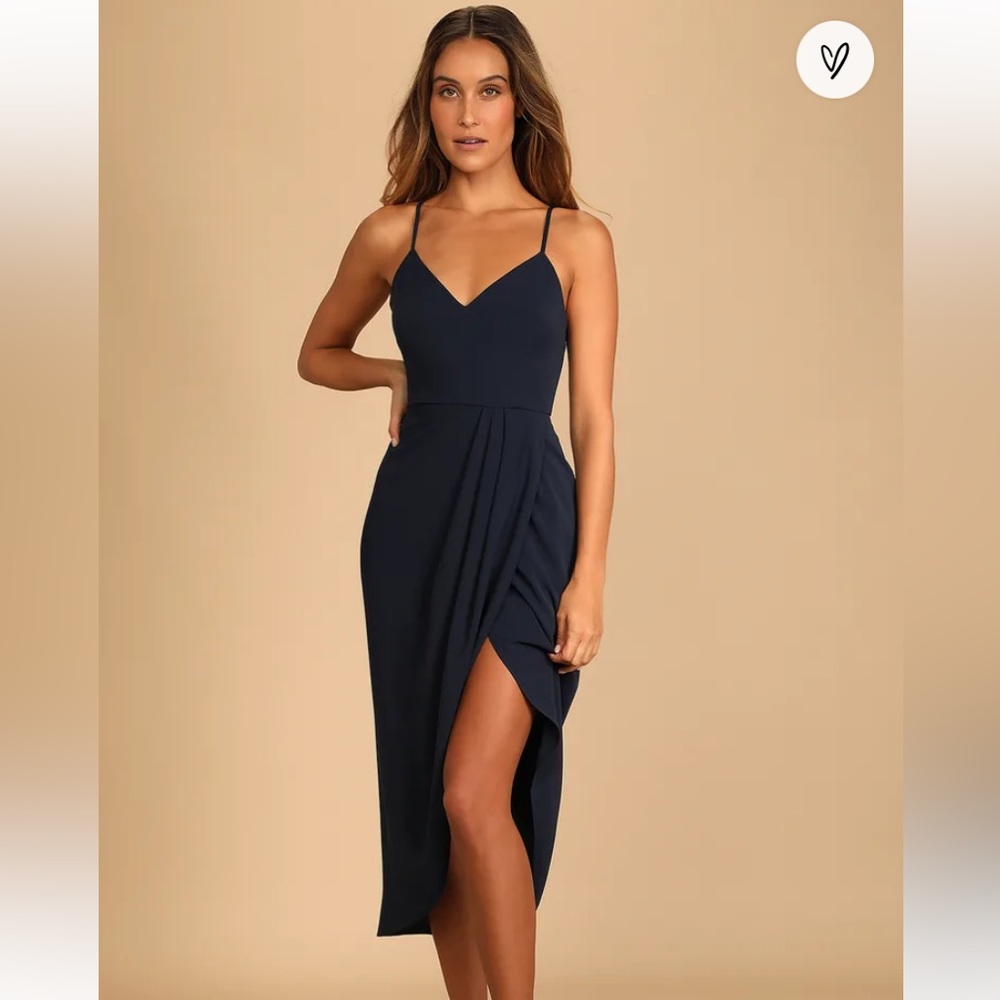 NWT Lulus Navy Blue Dress Size XL
